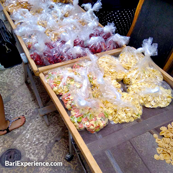 Envelopes of Orecchiette Baresi Puglia