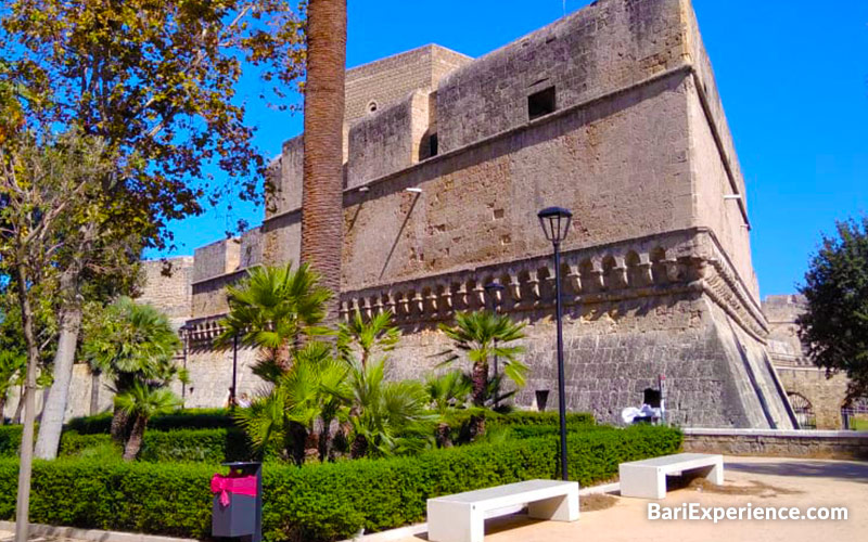 Castillo normando de Suabia en Bari Puglia