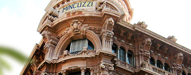  The historic building in Via Sparano