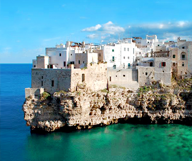 Lásd Polignano a Mare Puglia