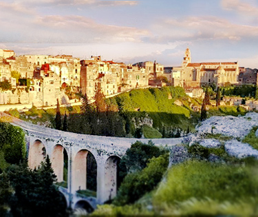 Gravina dans les Pouilles près de Bari