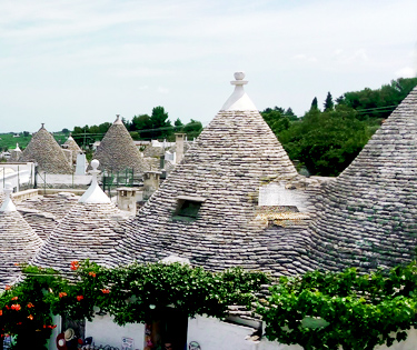 Siehe Trulli Alberobello Apulien