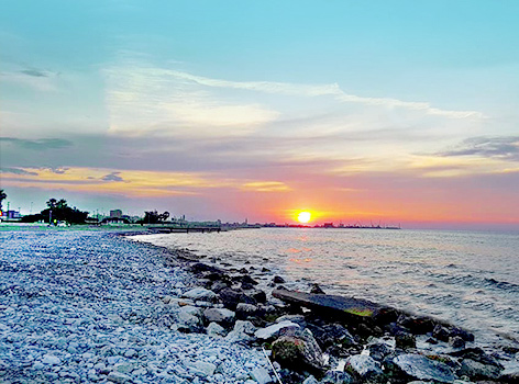 Tramonto Torre Quetta Spiaggia