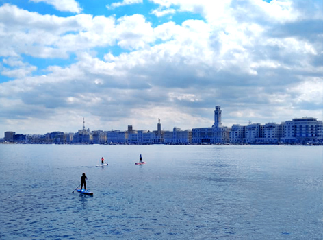 Belvedere direkt am Meer, Bari, Apulien