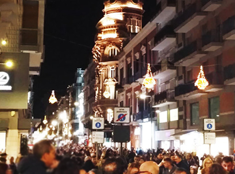 Bari Natale in via Sparano