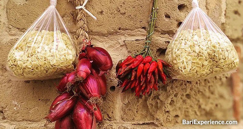 Orecchiette uit Bari om te eten in Puglia