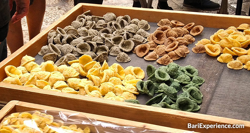 Orecchiette de Bari pour manger dans les Pouilles