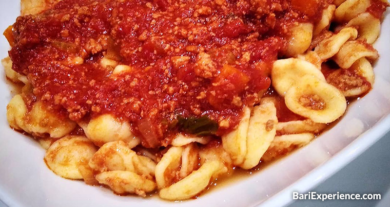 Typische Bari-gerechten, pasta uit Puglia