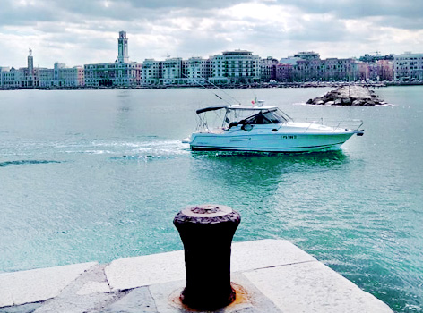 Bari seafront pier