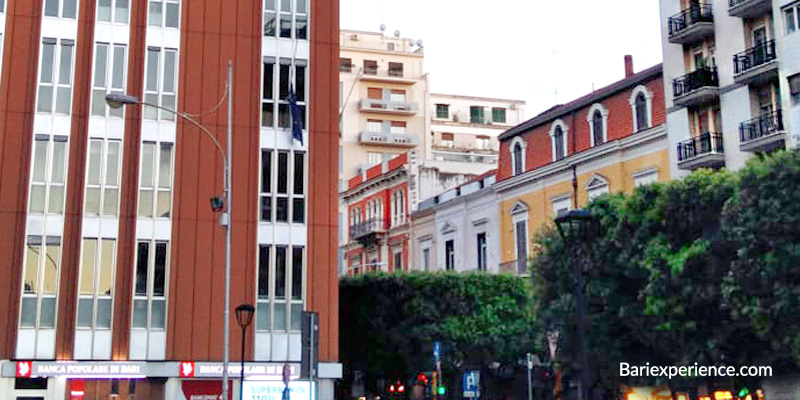 Historische Gebäude Bari Corso Cavour