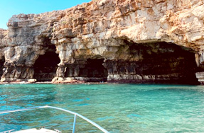 Excursion en bateau à Polignano a Mare