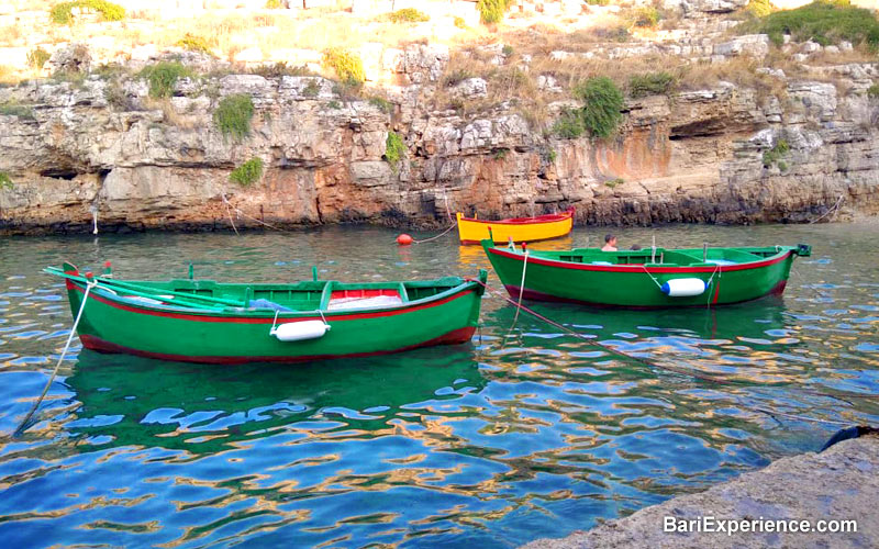 Pugliai öblök Puglia-tenger