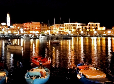 Iluminacje Bari Vecchia Apulia