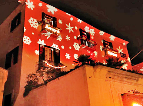 Luminarie Bari vecchia Puglia