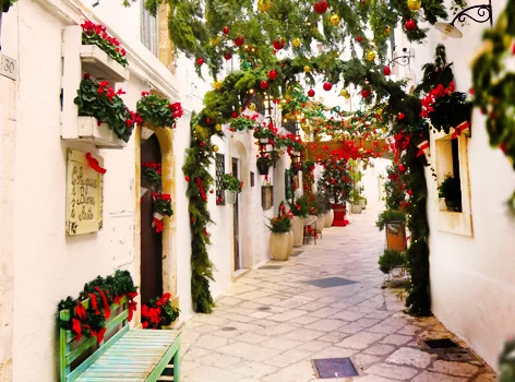 Locorotondo periodo navideño Puglia