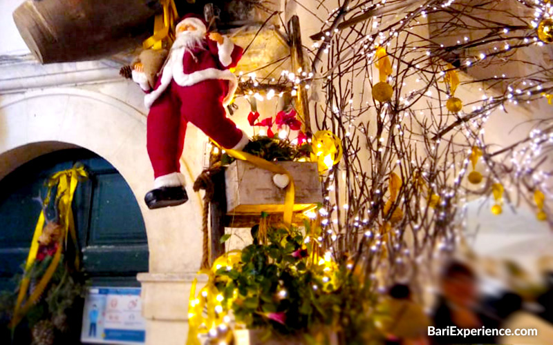 Kerstverlichting in Puglia