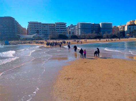 Marea baja Playa Pane e Pomodoro