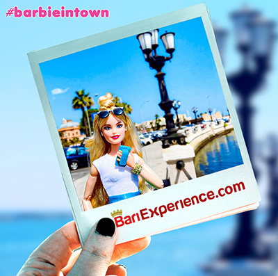 Barbie in Town Bari Experience lungomare di Bari