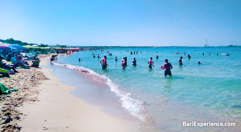 Spiaggia libera Capitolo Monopoli Puglia