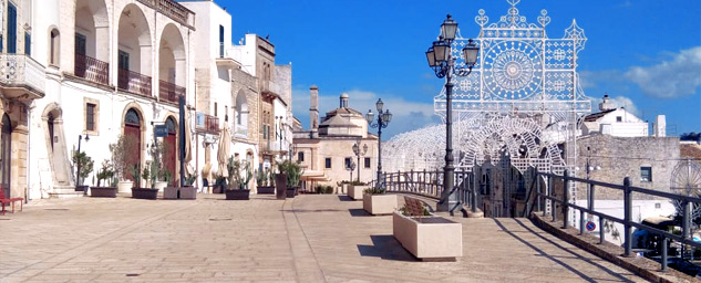  The pretty village of Cisternino