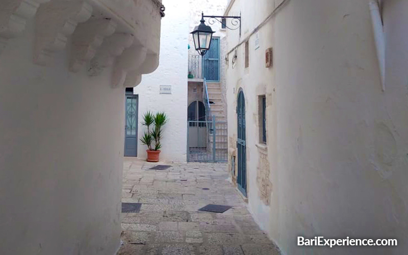 Cisternino, pueblo de Apulia en el valle de Itria