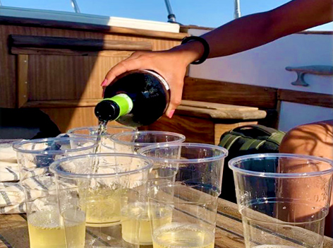 Excursion en bateau avec apéritif à Bari