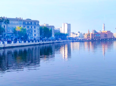 Skyline de grande roue Bari Pouilles