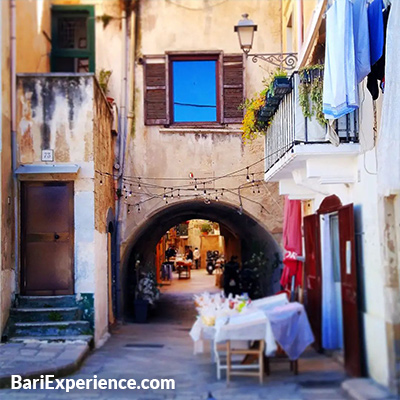 Strada Arco Basso, la Via delle orecchiette