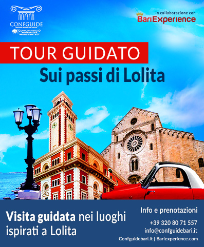 Tour guidato luoghi ispirati a Lolita Bari