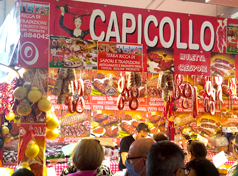 Gastronomy pavilions Fiera del Levante Bari