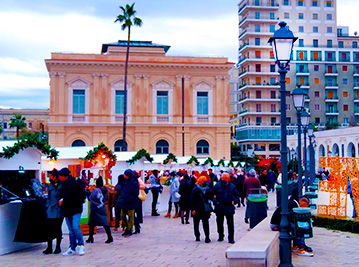 Mercados en la pared de Bari