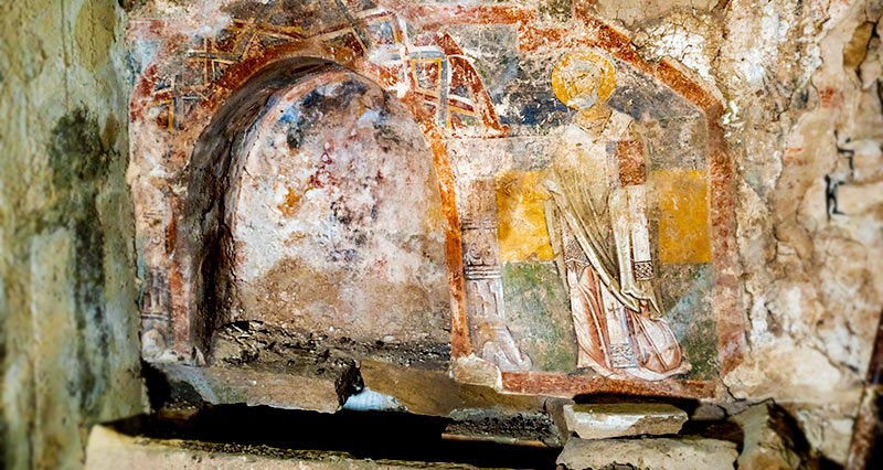 Paintings church San Martino Bari
