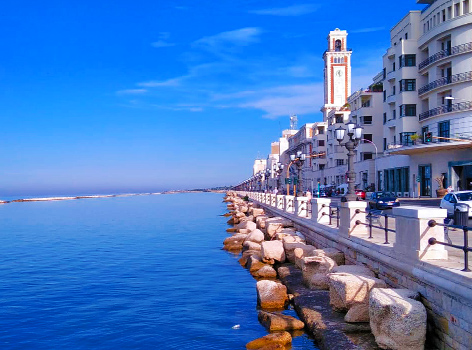 Bari-Stadt mit dem besten Klima in Italien
