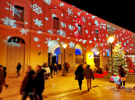 Italienische Städte in Bari, die man zu Weihnachten sehen kann