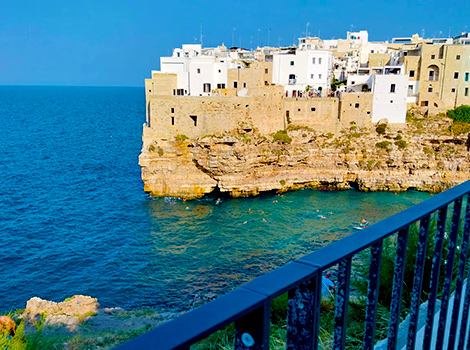 Raggiungere Polignano a Mare da Bari
