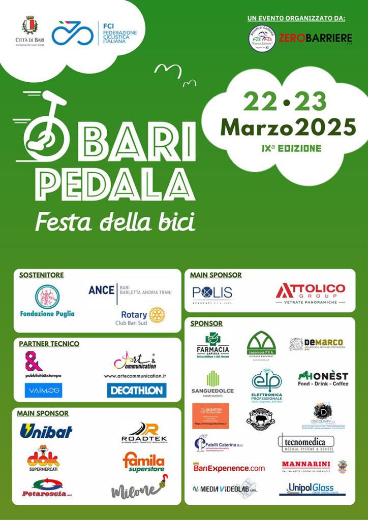 SPONSOR POSTER BARI PEDAL 2025