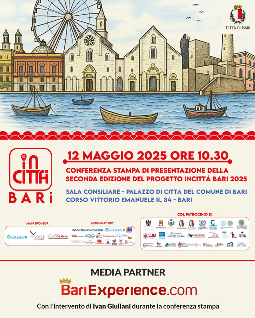 Press conference Palazzo di Città Map Incittà bariexperience.com