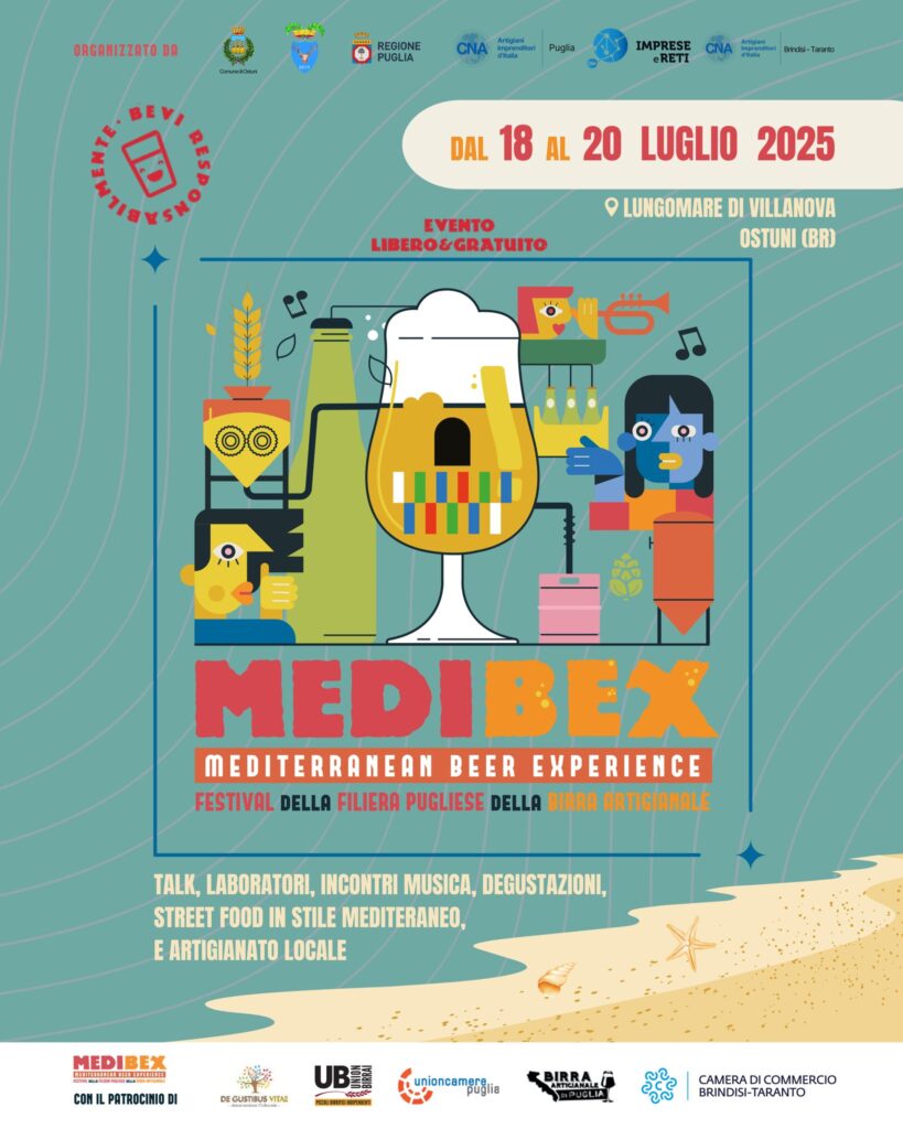 Medibex 2025 Festival de bière artisanale bari puglia ostuni