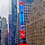 Bari a Times Square New York foto video