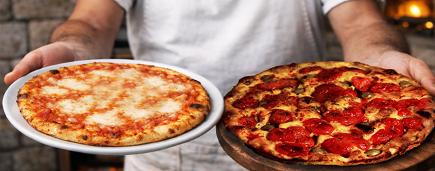 Pizza o focaccia barese a Bari Puglia Italia